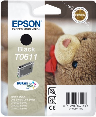 Epson atrament SP D68/D88/DX3850/DX4850 black C13T06114010