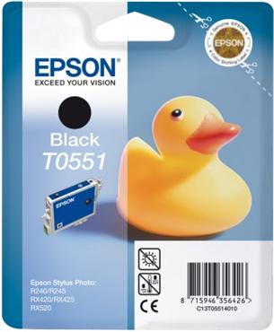 Epson atrament SP R240/R245,RX420/RX520 black C13T05514010