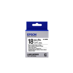 Epson Label Cartridge LK-5WBW, Black/White 18mm C53S655012