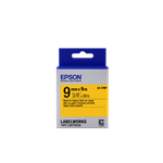 Epson Label Cartridge Pastel LK-3YBP Black/Yellow 9mm (9m) C53S653002