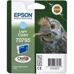 Epson originál ink C13T079540, light cyan, 11,1ml, Epson Stylus Photo 1400 C13T07954010