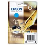Epson originál ink C13T16224012, T162240, cyan, 3.1ml, Epson WorkForce WF-2540WF, WF-2530WF, WF-252