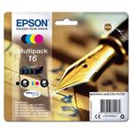 Epson originál ink C13T16264012, T162640, CMYK, 3x3.1/5.4ml, Epson WorkForce WF-2540WF, WF-2530WF,