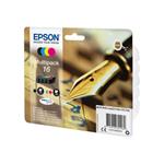Epson originál ink C13T16264022, T162640, CMYK, blister, 3x3.1/5.4ml, Epson WorkForce WF-2540WF, WF