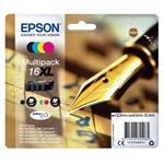 Epson originál ink C13T16364012, T163640, 16XL, CMYK, 3x6.5/12.9ml, Epson WorkForce WF-2540WF, WF-2