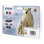 Epson originál ink C13T26164010, T261640, CMYK, 3x4,5/6,2ml, Epson Expression Premium XP-800, XP-70