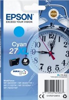 Epson originál ink C13T27124012, 27XL, cyan, 10,4ml, Epson WF-3620, 3640, 7110, 7610, 7620