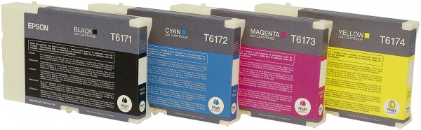 Epson originál ink C13T617400, yellow, 100ml, high capacity, Epson B500, B500DN
