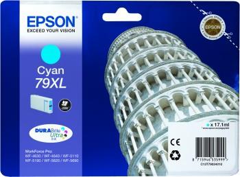 Epson originál ink C13T79024010, 79XL, XL, cyan, 2000str., 17ml, 1ks, Epson WorkForce Pro WF-5620DW