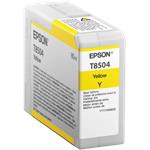 Epson originál ink C13T850400, yellow, 80ml, Epson SureColor SC-P800