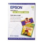Epson Photo Quality Self Adhesive Sheets - Samolepicí - A4 (210 x 297 mm) - 167 g/m2 - 10 kusy list C13S041106