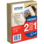 Epson Premium Glossy Photo Paper, foto papier, lesklý, biely, 10x15cm, 4x6", 255 g/m2, 2x40 ks C13S042167