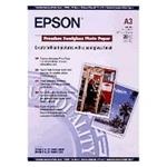 Epson Premium Semigloss Photo Paper, foto papier, pololesklý, biely, Stylus Photo 1290, 2100, A3, 2 C13S041334