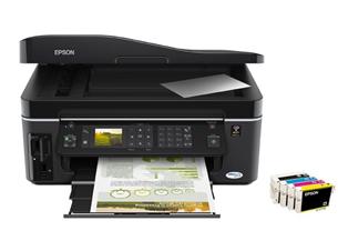 Epson Stylus Office BX610FW, A4, All-in-One, CR, LCD, Fax, ADF, Wifi C11CA50334CE