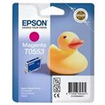 Epson T0553 - 8 ml - purpurová - originál - blistr s RF / akustickým alarmem - inkoustová cartridge C13T05534020