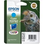 Epson T0792 - 11 ml - azurová - originál - blistr s RF / akustickým alarmem - inkoustová cartridge C13T07924020