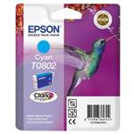 Epson T0802 - 7.4 ml - azurová - originál - blistr - inkoustová cartridge - pro Stylus Photo P50, P C13T08024011