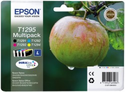 Epson T1295 Multipack - 4-balení - 32.2 ml - černá, žlutá, azurová, purpurová - originál - blistr s C13T12954020