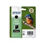 Epson T1591 - 17 ml - foto černá - originál - blistr - inkoustová cartridge - pro Stylus Photo R200 C13T15914010