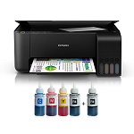EPSON tiskárna ink EcoTank L3151, A4, 1440x5760 dpi, 3in1, 33ppm, CIS, USB, Wi-Fi, Wi-Fi Direct C11CG86406