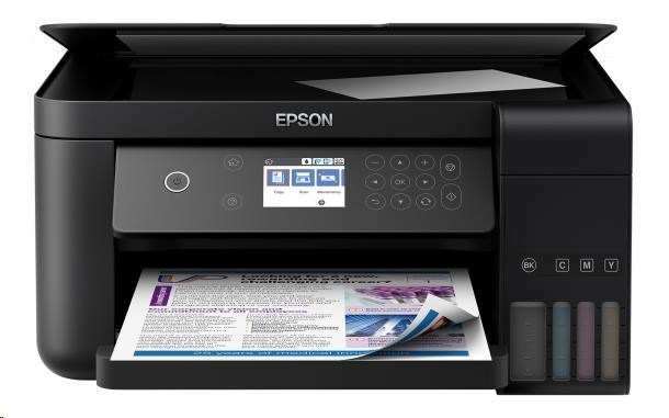 EPSON tiskárna ink EcoTank L6160, 3v1, A4, 33ppm, USB, Ethernet, Wi-Fi (Direct), Duplex, LCD, 3 roky záruka C11CG21402
