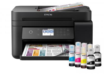 EPSON tiskárna ink EcoTank L6170, 3v1, A4, 33ppm, Ethernet, Wi-Fi (Direct), Duplex, LCD, ADF, 3 roky záruka C11CG20402