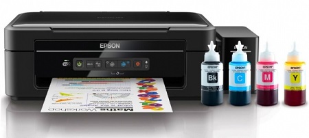 Epson tlačiareň L386, A4 color All-in-One, USB, WiFi, iPrint C11CF44401