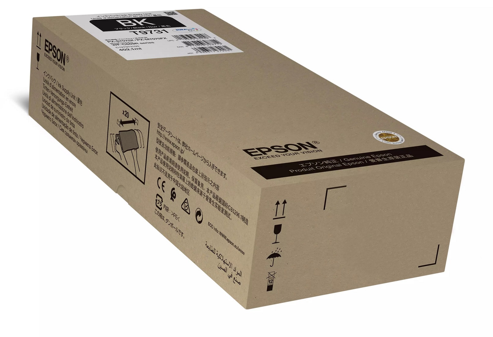 Epson WorkForce Pro WF-C869R Black XL Ink C13T97310N