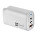 ER PW 65W GaN síťový adaptér 2xUSB-C PD/USB-A bílý ERPW65G2C1AT-WH