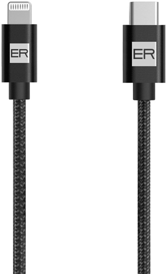 ER PW USB-C/Lightning 1,2m ERPWCL120BK 8594205630442