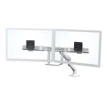 ERGOTRON HX Desk Dual Monitor Arm, stolní rameno pro 2 monitry až 32", bílé 45-476-216