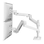 ERGOTRON LX Pro Dual Stacking Arm, stolní dvouramenný držák pro 2 monitry, bílá 45-690-290