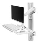 ERGOTRON LX Pro Wall Mount System, nástěnný systém ramen, monitor, klávesnice,myš, bílá 45-696-290