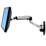 Ergotron LX Wall Mount LCD Arm - Montážní sada (kloubové rameno, montážní základna, prodlužovací ra 45-243-026