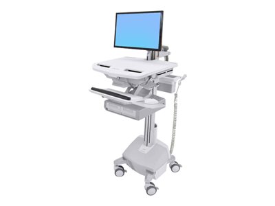 Ergotron StyleView Cart with LCD Arm, LiFe Powered, 2 Drawers - Vozík pro LCD displej / klávesnice SV44-12A2-2