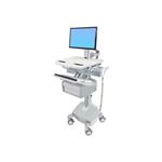 Ergotron StyleView Cart with LCD Pivot, LiFe Powered, 1 Tall Drawer - Vozík pro LCD displej / kláve SV44-13B2-2