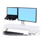 Ergotron WorkFit - Sada pro upgrade počítačového vozíku pro LCD displej / notebook - ocel - bílá - 97-933-062