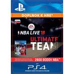 ESD SK PS4 -EA SPORTS™ NBA LIVE 18 ULTIMATE TEAM™ - 2800 NBA POINTS