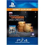ESD SK PS4 - Tom Clancy's The Division - 2400 Premium Credits Pack
