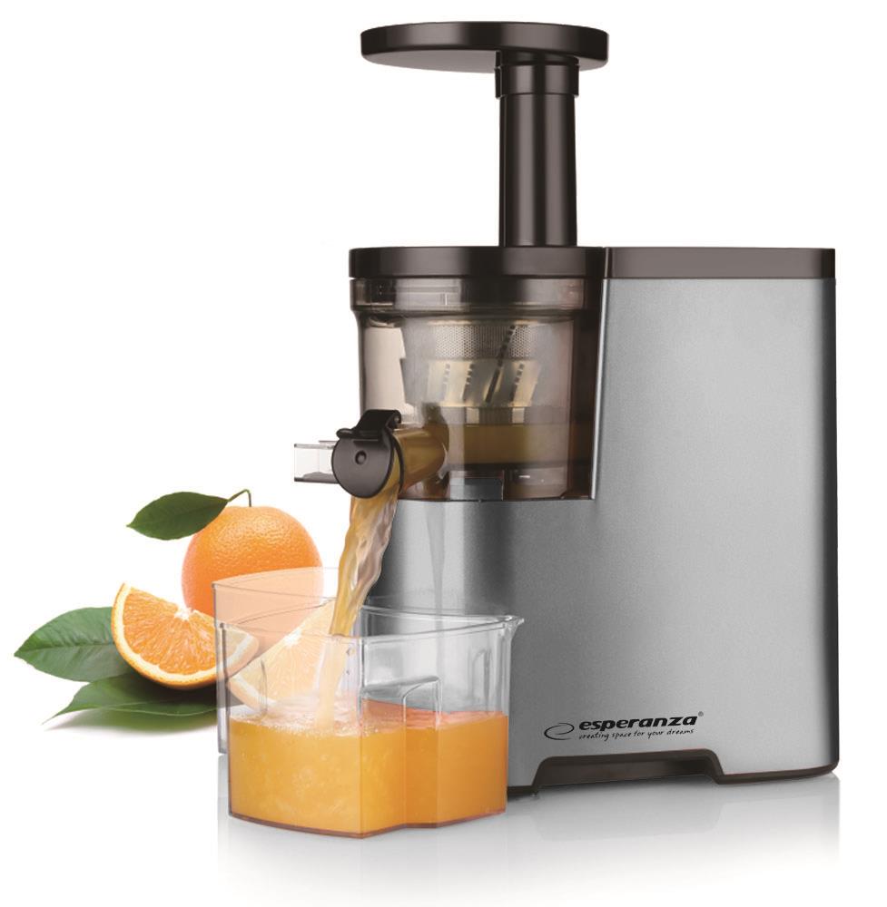 Esperanza EKJ003 MANDARINA šnekový odšťavovač 150W, objem 0.5 l, strieborný EKJ003 - 5901299932117
