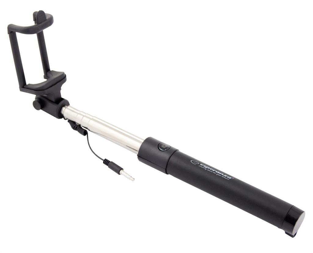 Esperanza EMM120KK WIRED SELFIE STICK teleskopický monopod pre fotenie selfie