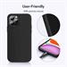 ESR kryt Cloud Soft Silicone Case pre iPhone 12/12 Pro - Black ESR3C01201250101