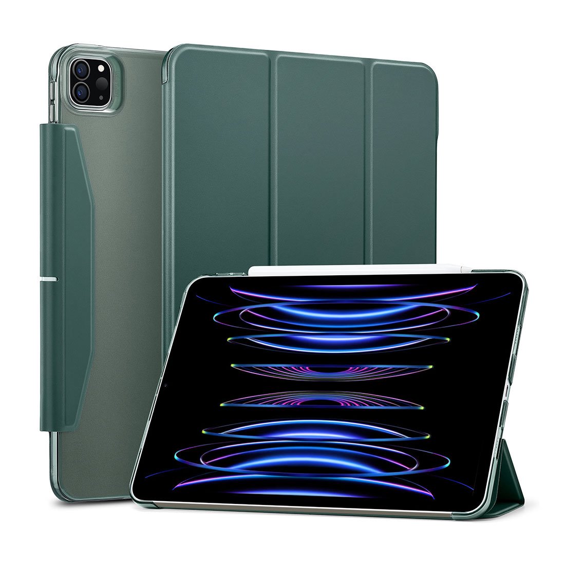 ESR puzdro Ascend Trifold Case pre iPad Pro 11" M4 2024 - Forest Green 1B208-GR