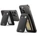 ESR Vegan Leather Magnetic Wallet Stand - Black Carbon Fiber ESR-HLW-FB