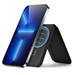 ESR Vegan Leather Magnetic Wallet Stand - Black Carbon Fiber ESR-HLW-FB
