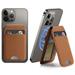 ESR Vegan Leather Magnetic Wallet Stand - Tan Suede ESR-HLW-BR