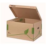 Esselte ECO archivační kontejner s víkem, na krabice 80/100 mm, hnědá 623918