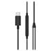 eSTUFF In-ear Headphone Earpod USB-C plug for USB-C devices, Black ES652201