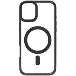 eSTUFF INFINITE Helsinki kryt pro iPhone 16 Pro Max, MagSafe, stojánek, recyklovaný TPU, čirý/černý 5715063424780