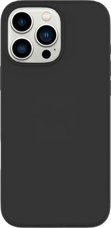 eSTUFF INFINITE Riga silikonový kryt pro iPhone 16 Pro Max, recyklovaný TPU, černý 5715063424698